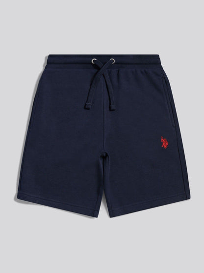 Dsiney Kidz - U.S. Polo Assn. Blue Double Horsemen Sweat Shorts image 1