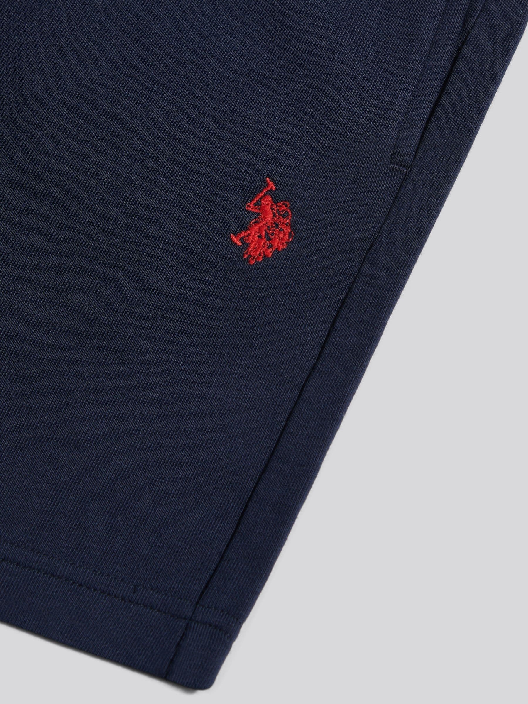 Dsiney Kidz - U.S. Polo Assn. Blue Double Horsemen Sweat Shorts image 3