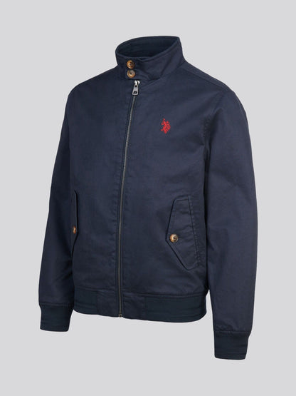 Dsiney Kidz - U.S. Polo Assn. Navy Cotton Twill Harrington Jacket image 2