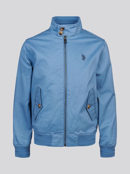 Dsiney Kidz - U.S. Polo Assn. Blue Cotton Twill Harrington Jacket image 1