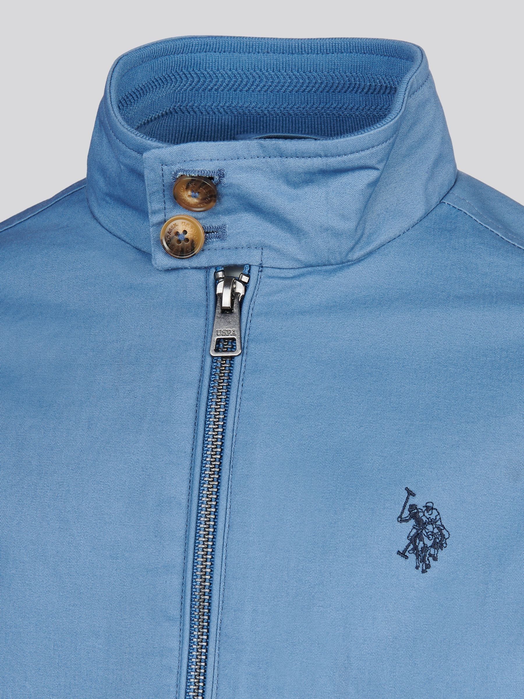 Dsiney Kidz - U.S. Polo Assn. Blue Cotton Twill Harrington Jacket image 4
