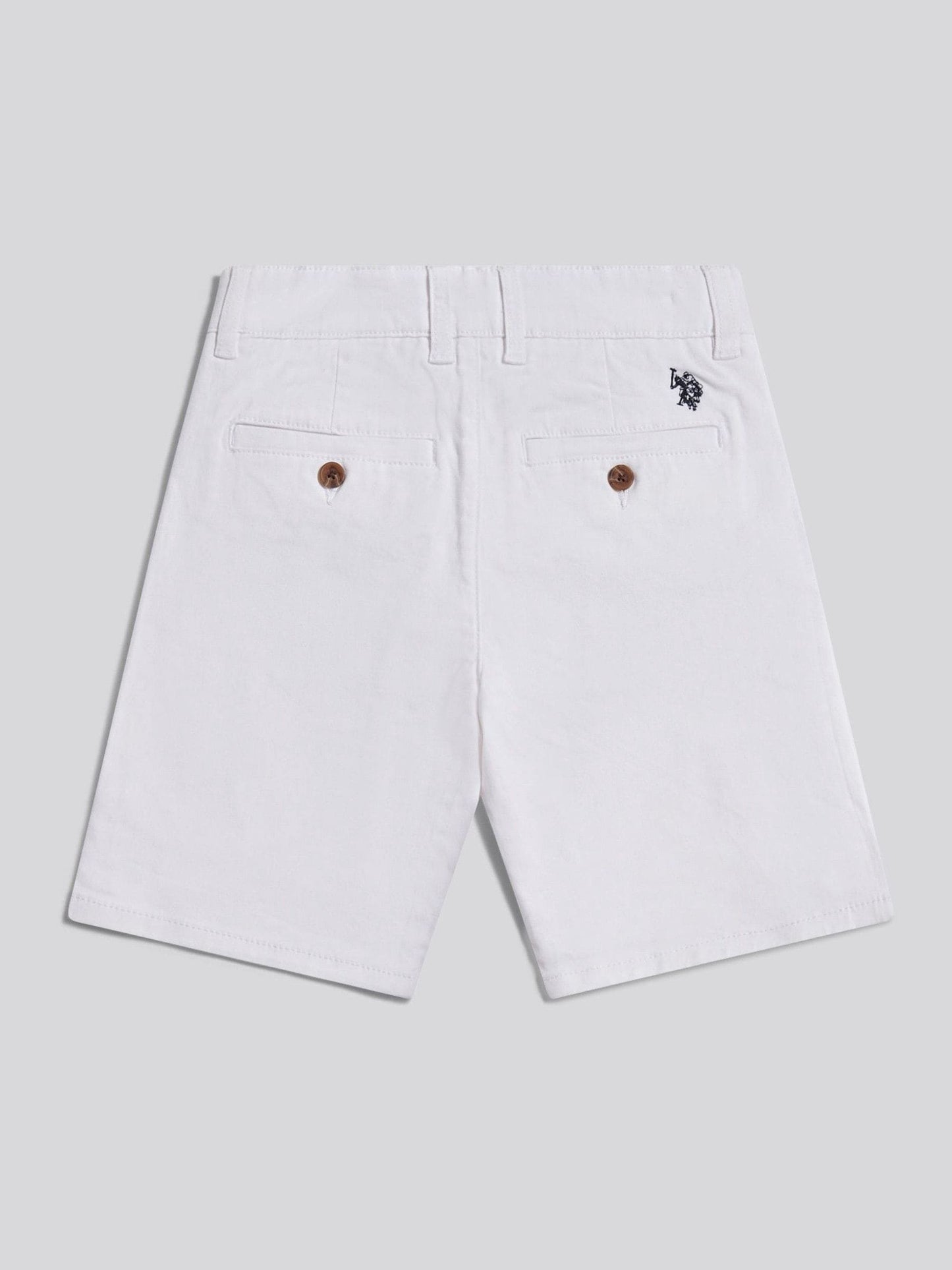 Dsiney Kidz - U.S. Polo Assn White Classic Chino Shorts image 2