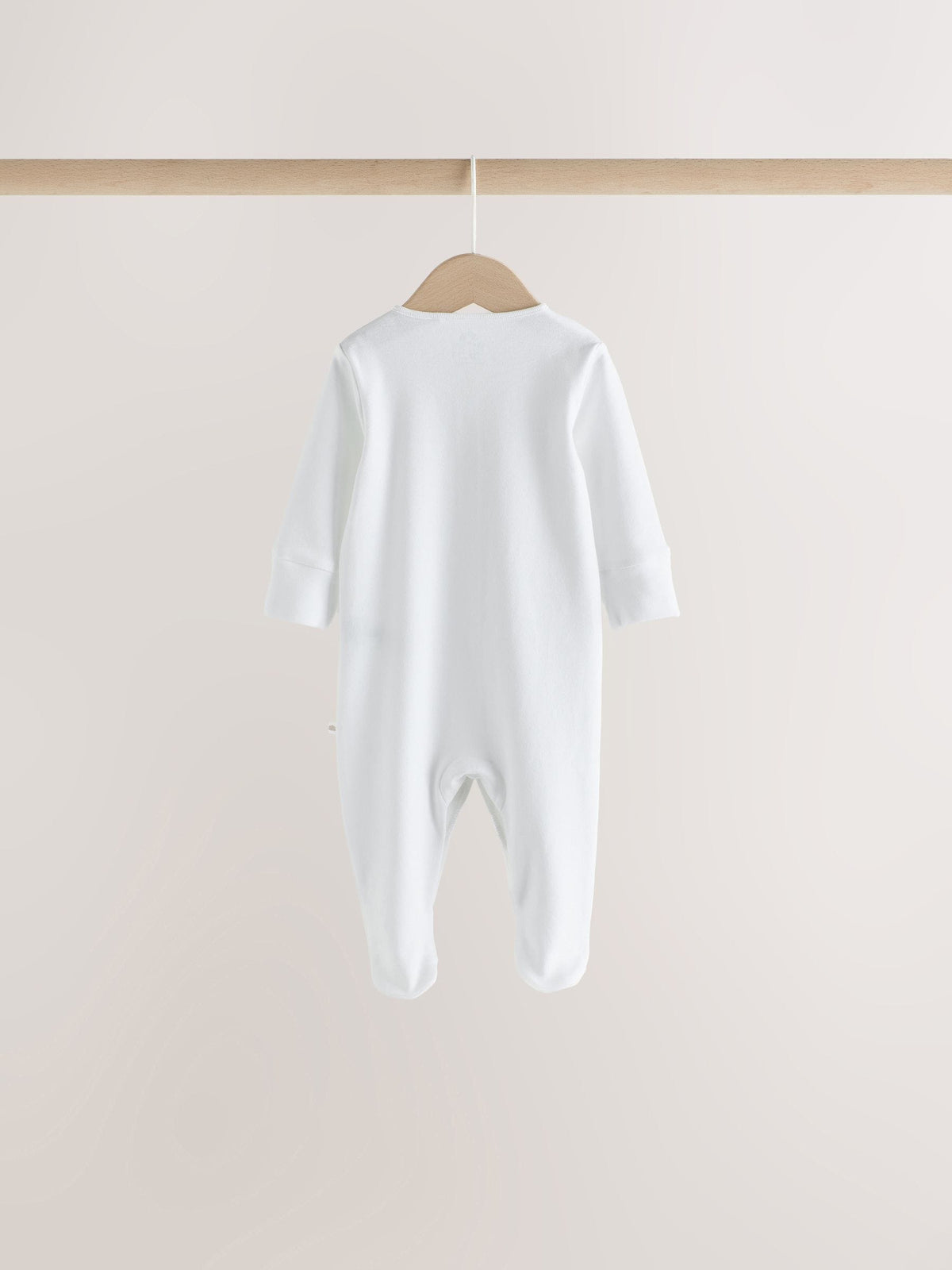 White Mini Safari Animals 4 Pack Baby Sleepsuits (0-2yrs) - image 7
