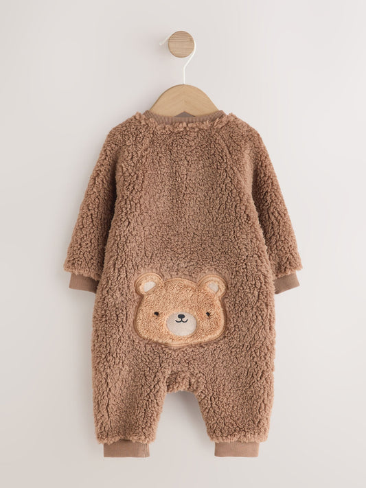 Dsiney Kidz - Brown Bear Borg Two Way Zip Sleepsuit image 2