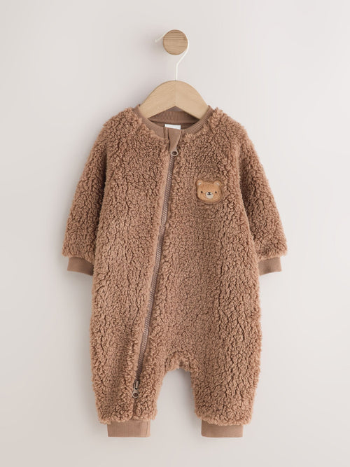 Dsiney Kidz - Brown Bear Borg Two Way Zip Sleepsuit image 1