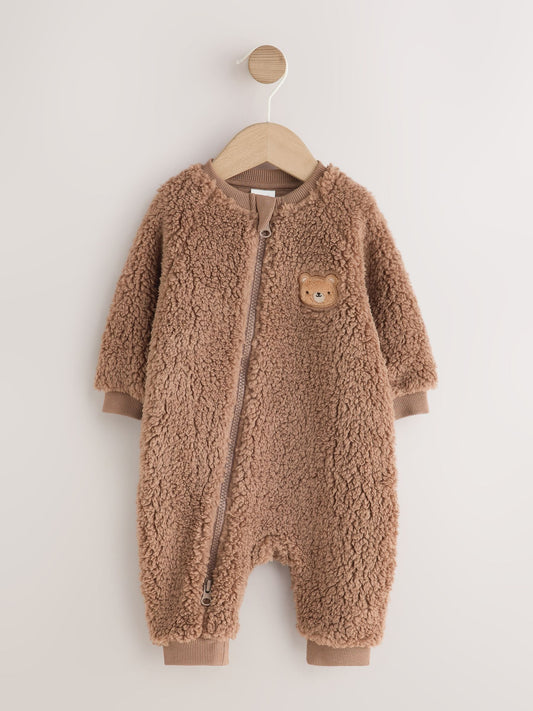 Dsiney Kidz - Brown Bear Borg Two Way Zip Sleepsuit image 1