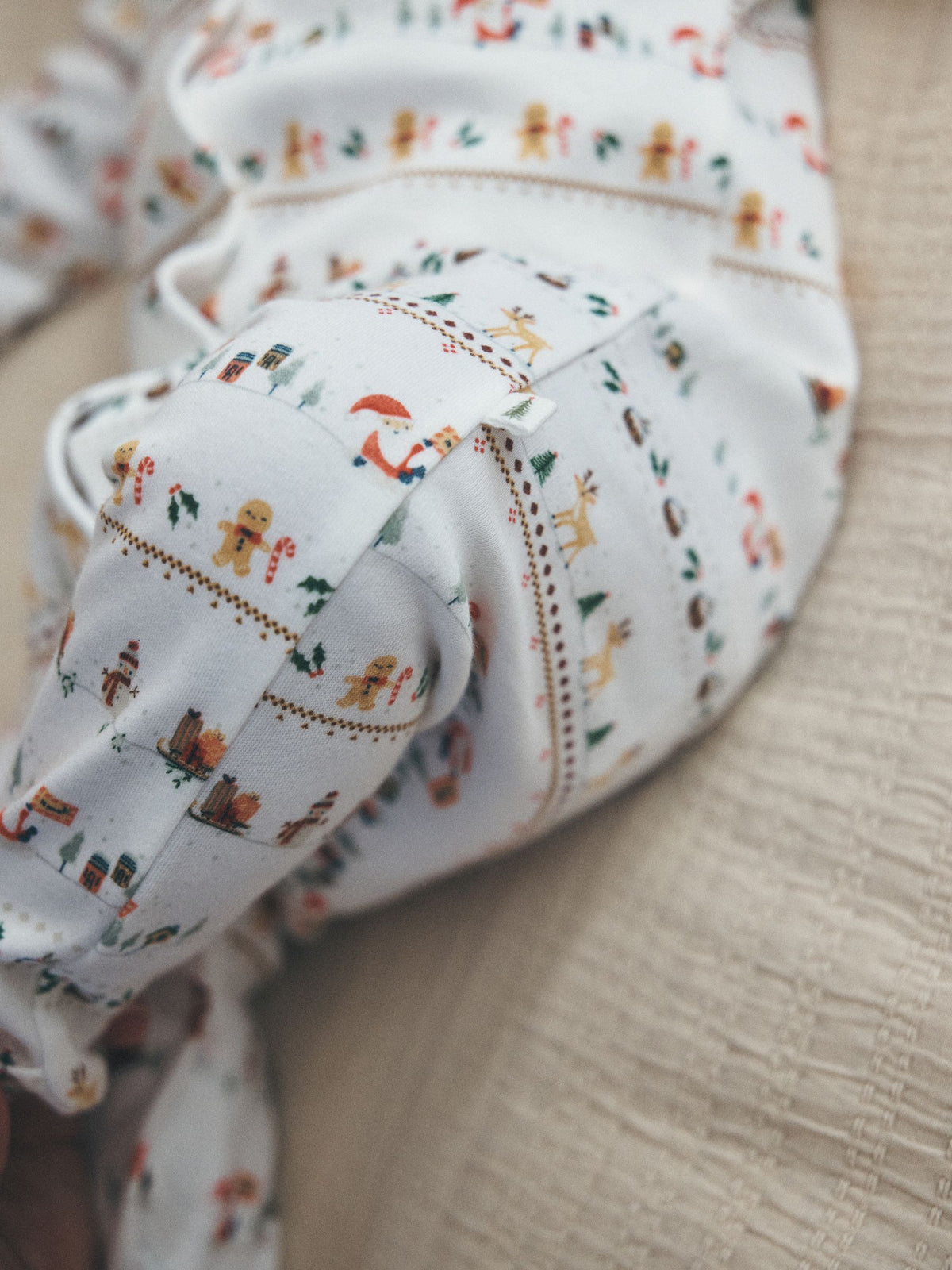 White Baby Christmas Sleepsuits 3 Pack (0mths-2yrs) - image 5