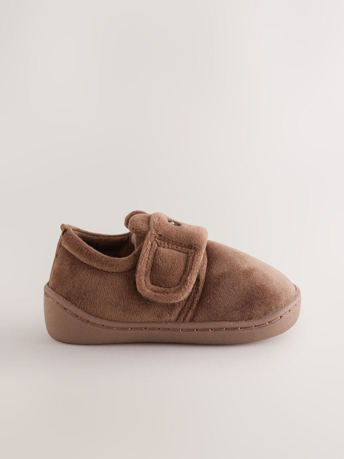 Dsiney Kidz - Brown Bear Touch Fastening Cupsole Slippers image 2