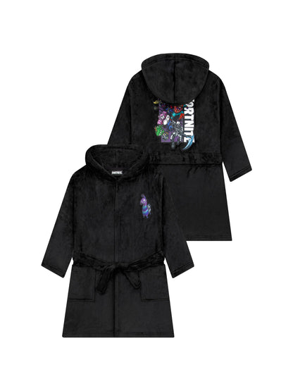 Character Black Fortnite Dressing Gown image 1