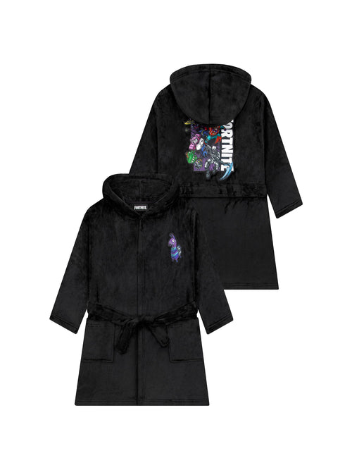Dsiney Kidz - Character Black Fortnite Dressing Gown image 1