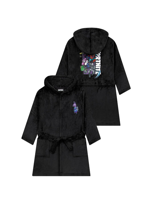 Character Black Fortnite Dressing Gown image 1