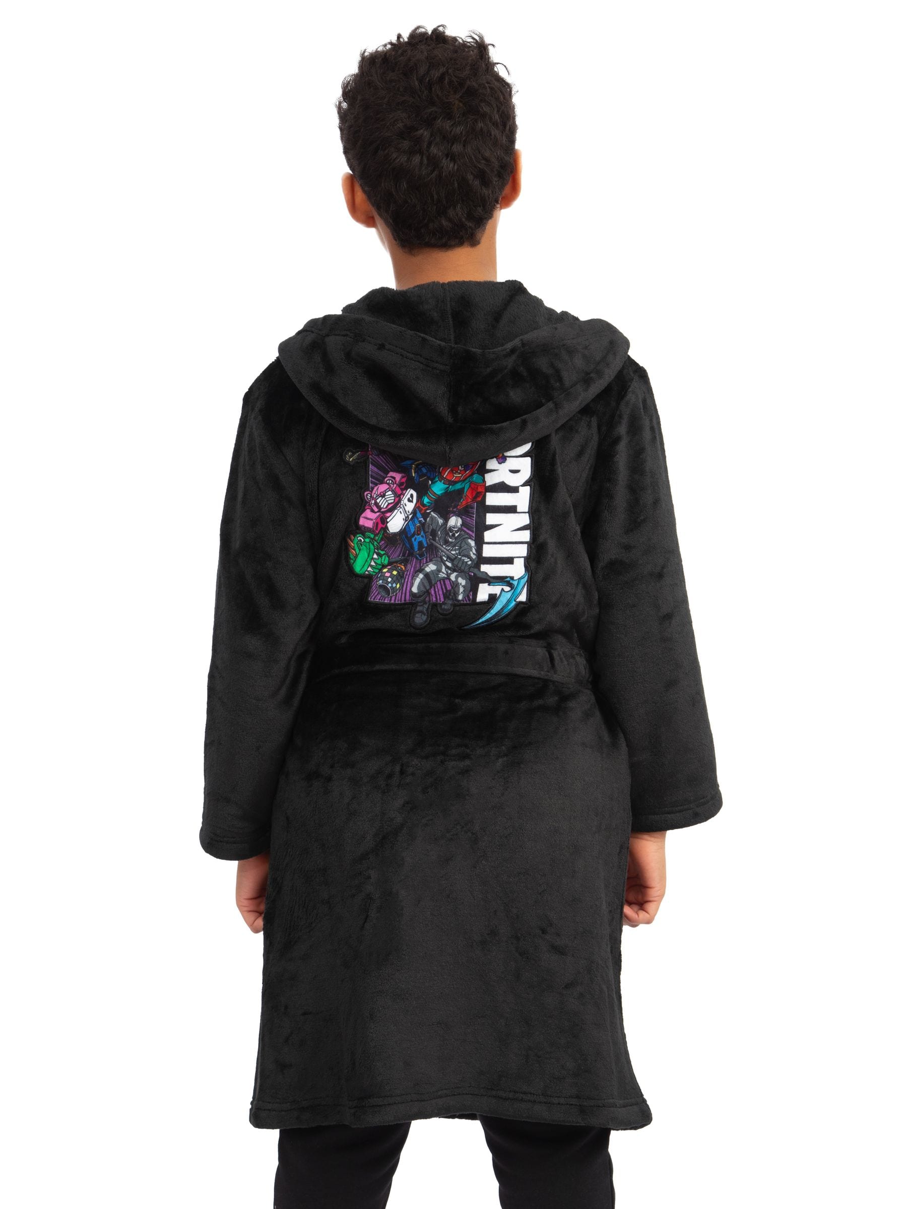 Character Black Fortnite Dressing Gown image 3