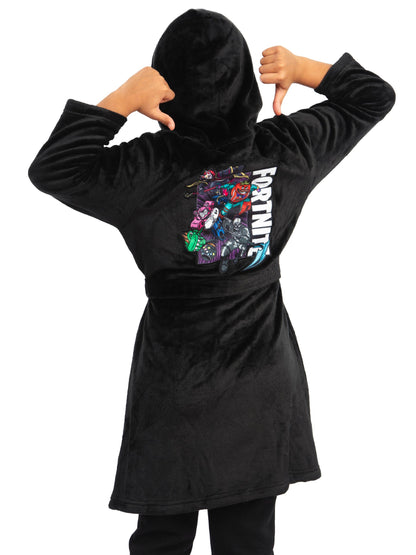 Character Black Fortnite Dressing Gown image 6