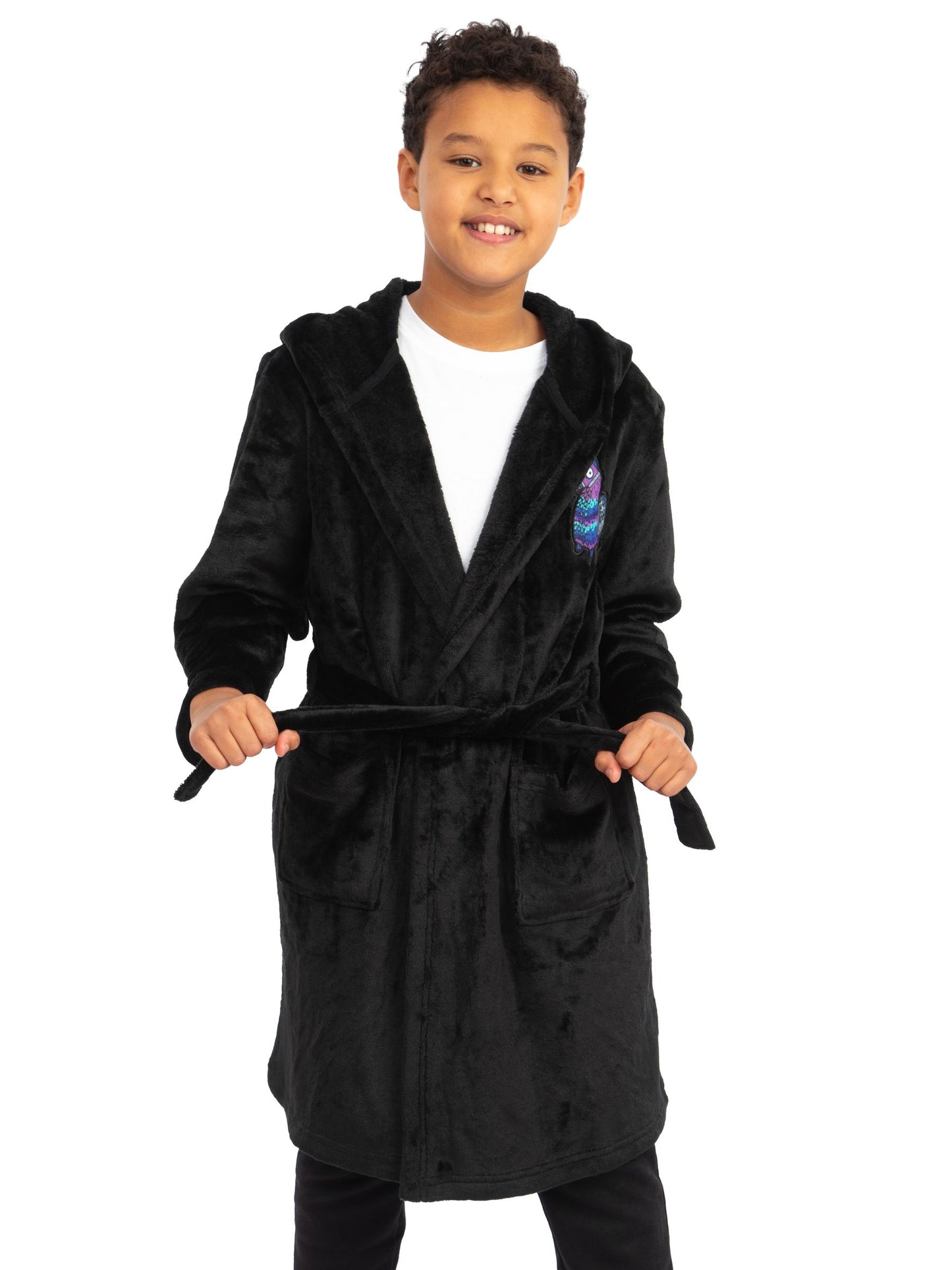 Character Black Fortnite Dressing Gown image 7