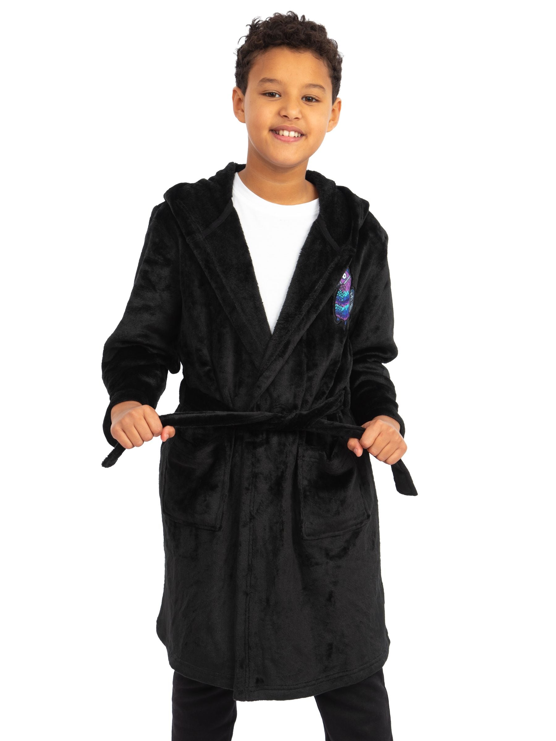 Character Black Fortnite Dressing Gown image 7