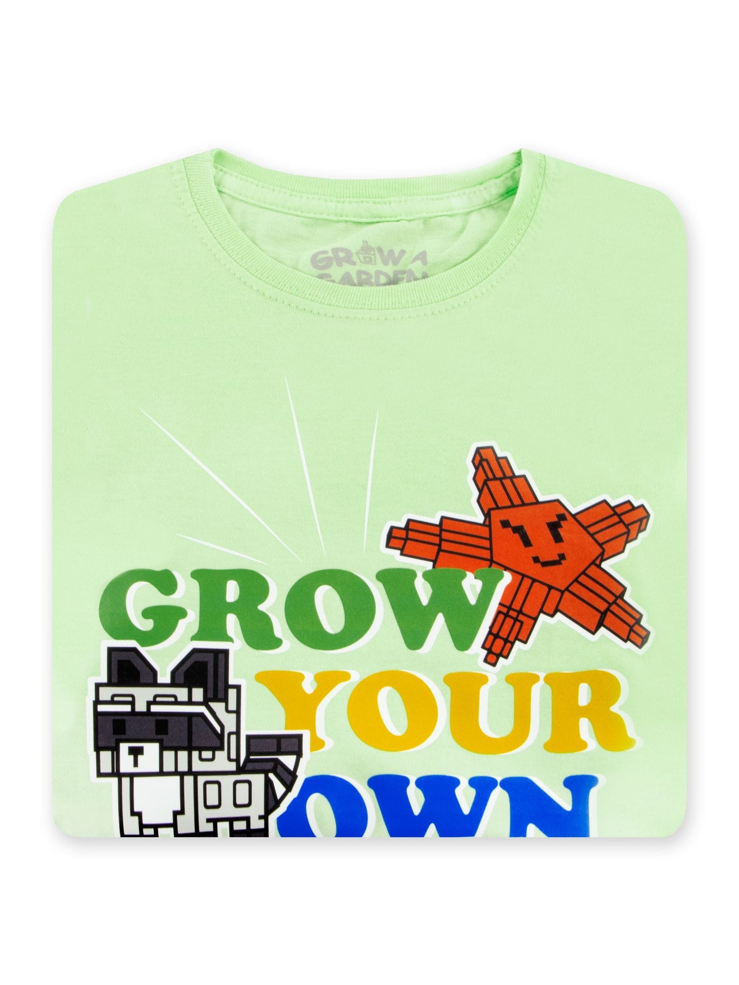 Character Green Roblox Grow A Garden T-Shirt image 3