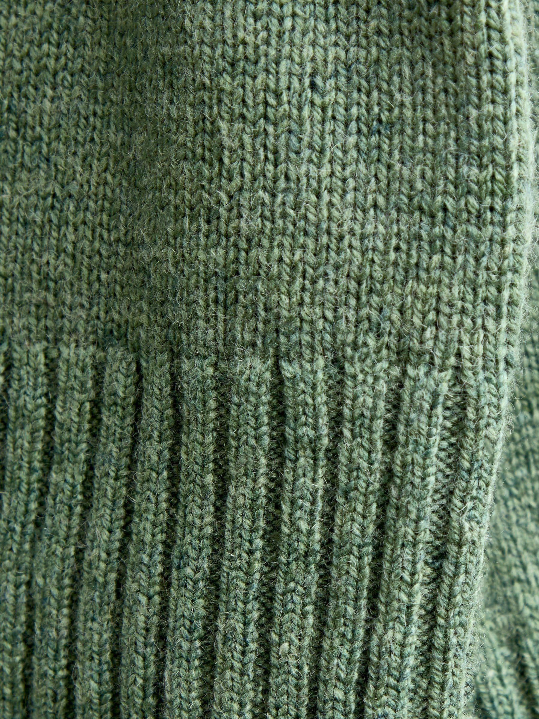 Dsiney Kidz - Jojo Maman Bébé Sage Green Floral Frill Collar Cardigan image 4