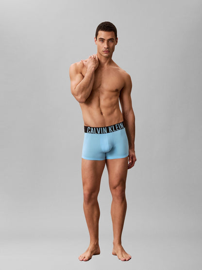Dsiney Kidz - Calvin Klein Black/Grey/Blue Intense Power Cotton Trunks 3 Pack image 4