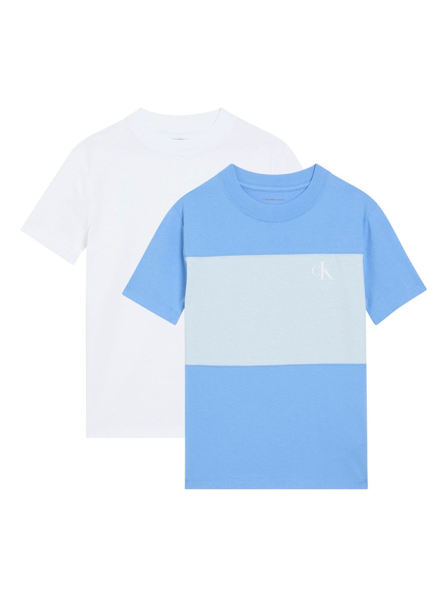 Calvin Klein Blue Short Sleeve Cotton T-Shirt 2 Pack image 1