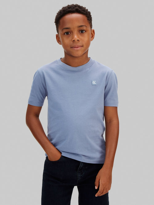 Calvin Klein Blue Short Sleeve Cotton T-Shirt image 1