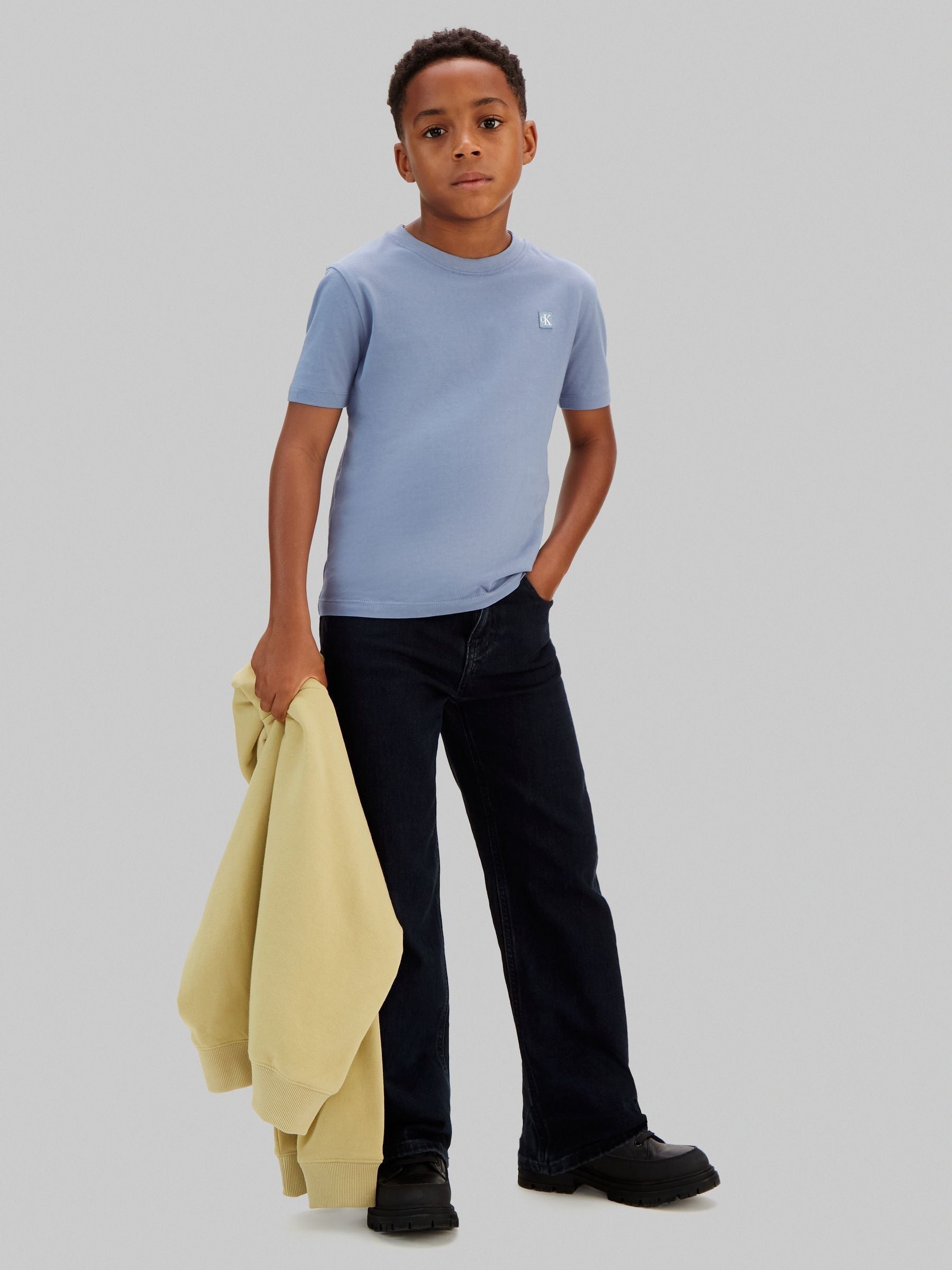 Calvin Klein Blue Short Sleeve Cotton T-Shirt image 2