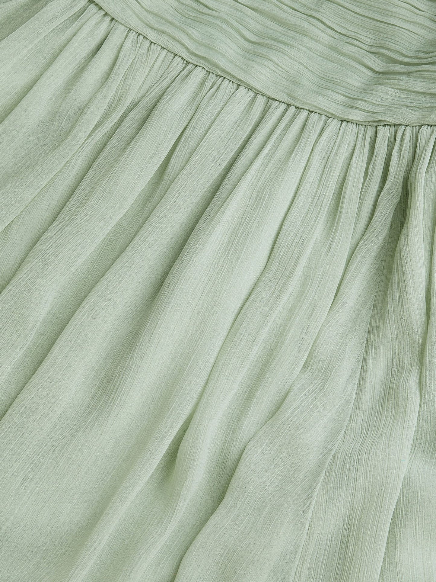 Monsoon Green Ellay Cross Back Chiffon Prom Dress image 5