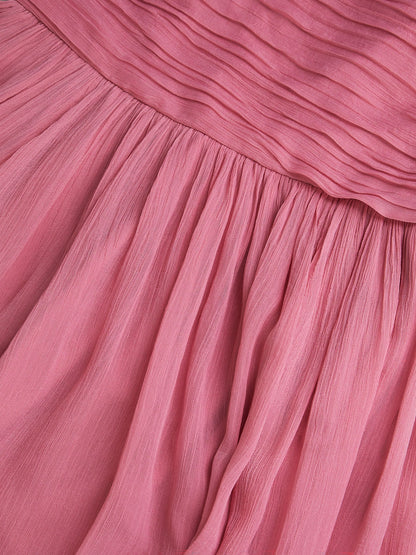 Monsoon Pink Ellay Cross Back Chiffon Prom Dress image 5