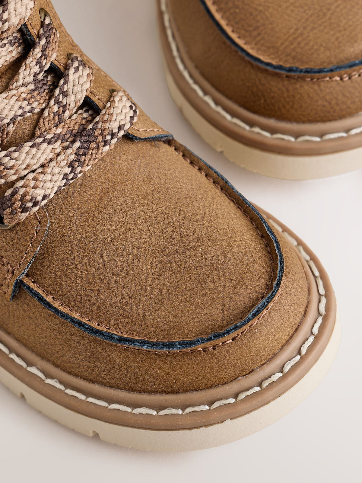 Brown Lace Up Apron Boots - image 6