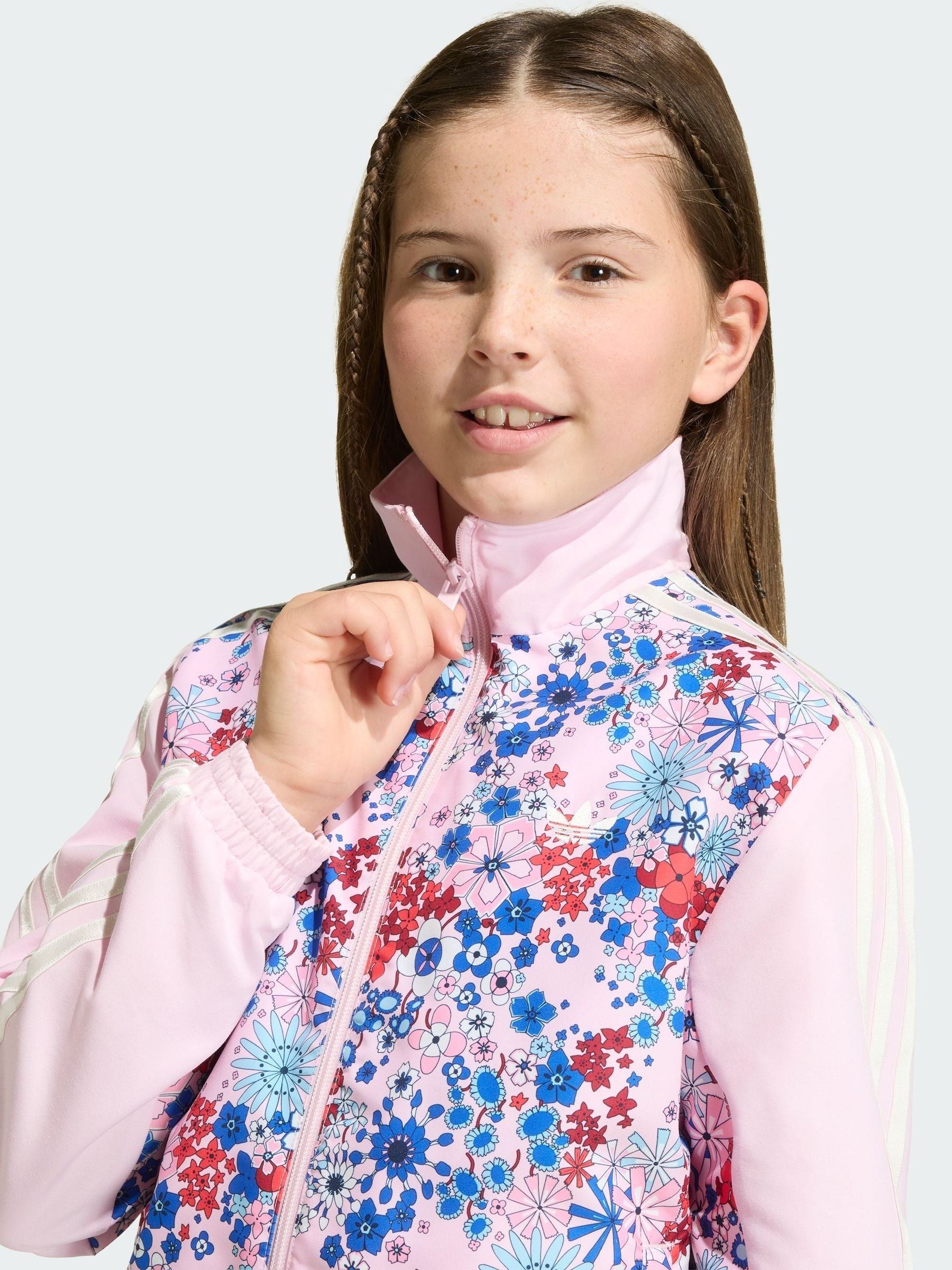Dsiney Kidz - adidas Originals Pink x Liberty London Jacket image 4