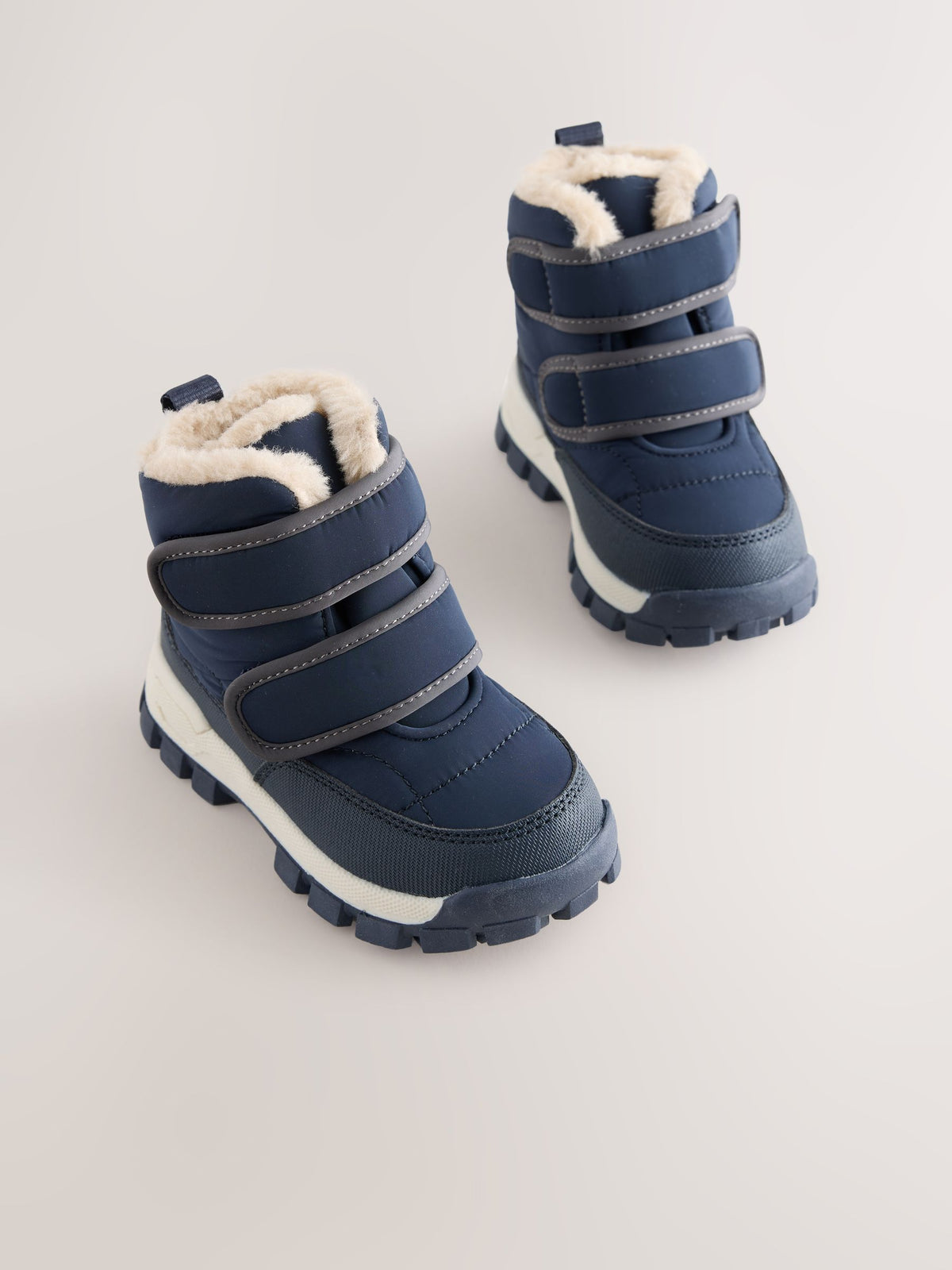Dsiney Kidz - Navy Standard Fit (F) Waterproof Warm Lined Touch Fastening Walking Boots image 1
