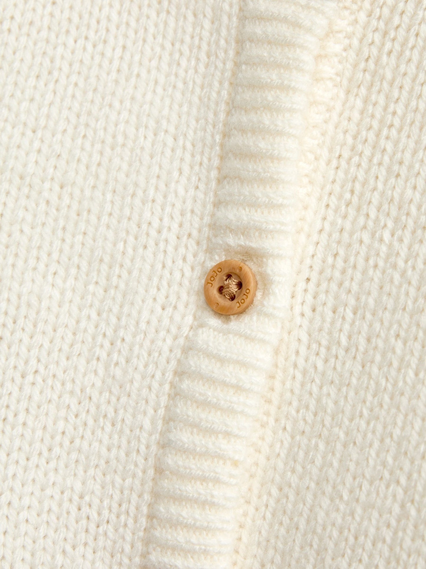 Dsiney Kidz - JoJo Maman Bébé Cream Floral Embroidered Knit Cardigan image 4