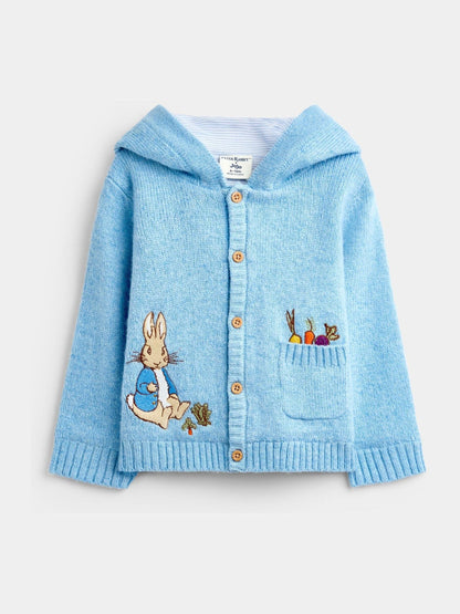 JoJo Maman Bébé Blue Peter Rabbit Knit Cardigan - image 1