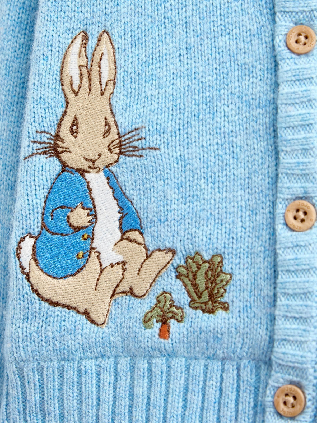 JoJo Maman Bébé Blue Peter Rabbit Knit Cardigan - image 4