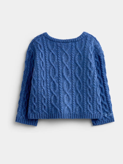 Jojo Maman Bébé Blue Peter Rabbit™ Cable Knit Cardigan - image 3