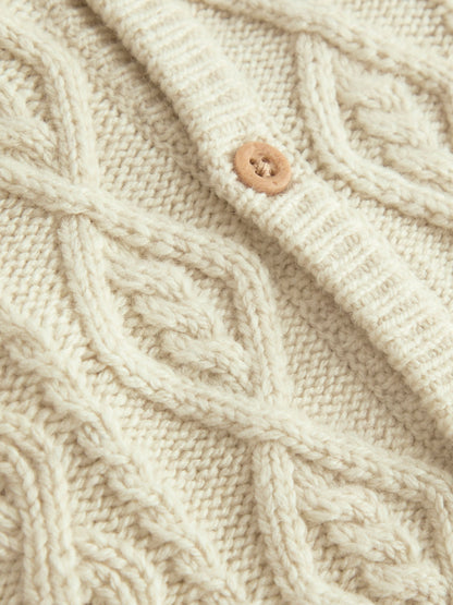 JoJo Maman Bébé Natural Cable 3-Piece Cable Knit Set - image 9
