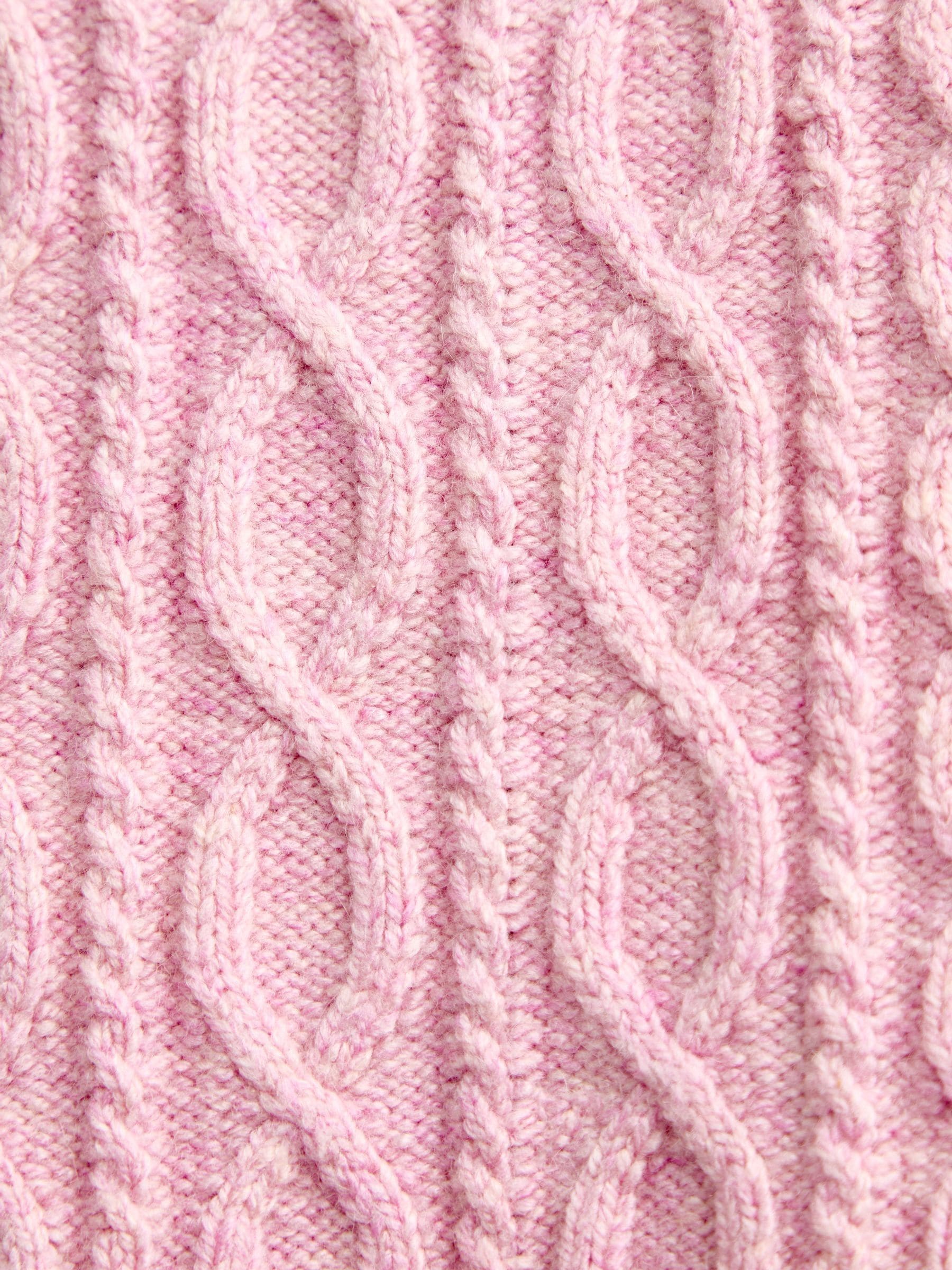 Dsiney Kidz - JoJo Maman Bébé Pink Peter Rabbit Flopsy Embroidered Cable Knit Cardigan image 4