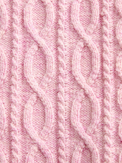Dsiney Kidz - JoJo Maman Bébé Pink Peter Rabbit Flopsy Embroidered Cable Knit Cardigan image 4