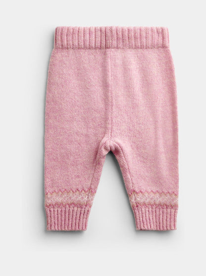 Dsiney Kidz - Jojo Maman Bébé Light Pink Peter Rabbit™ Flopsy Fairisle Cardigan & Legging Set image 4