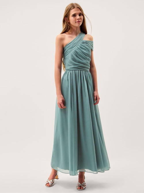 Dsiney Kidz - Monsoon Green Arianna One Shoulder Tulle Prom Dress image 1