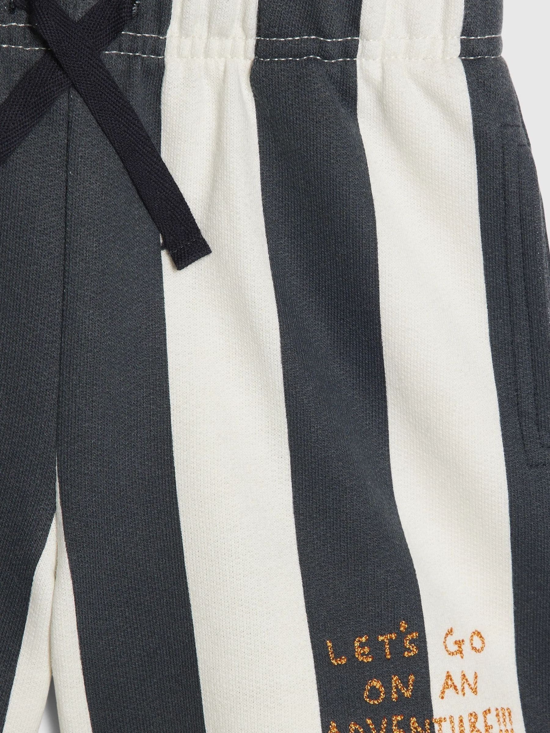 River Island Blue Abbie Rosie Oversized Striped T-Shirt & Shorts Set image 5