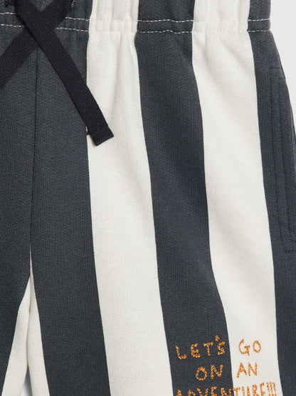 River Island Blue Abbie Rosie Oversized Striped T-Shirt & Shorts Set image 5