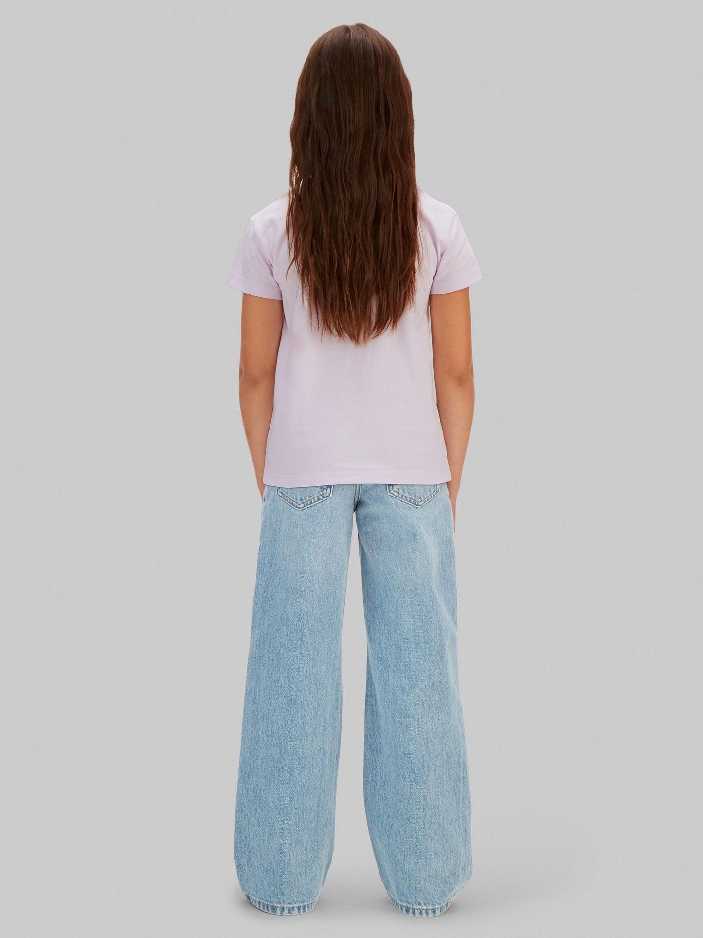 Calvin Klein Purple Script Logo T-Shirt image 2