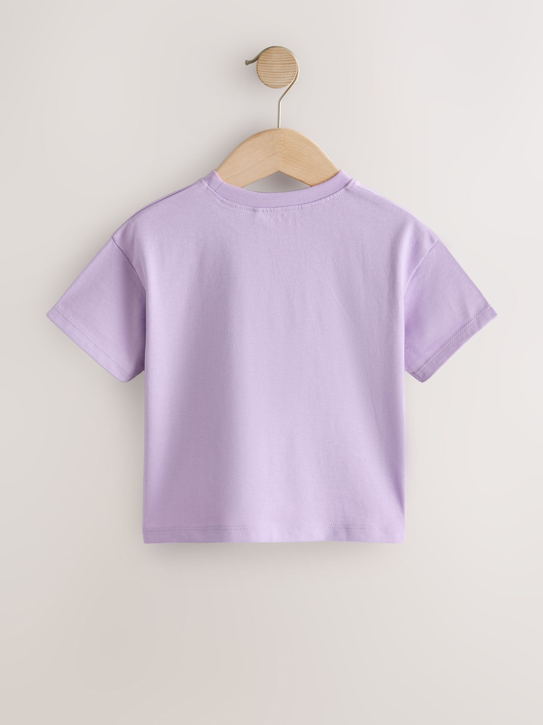 Dsiney Kidz - Lilac Purple Smile Slogan T-Shirt (3mths-7yrs) image 4