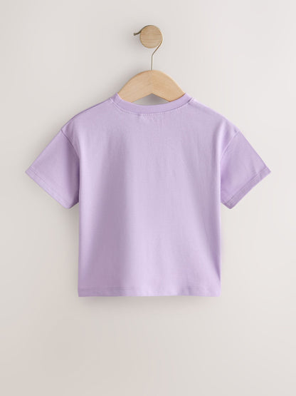Dsiney Kidz - Lilac Purple Smile Slogan T-Shirt (3mths-7yrs) image 4