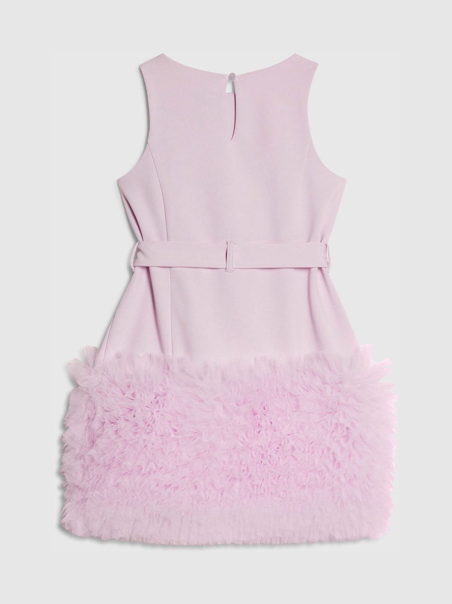 River Island Purple 3D Organza Hem Dress image 2