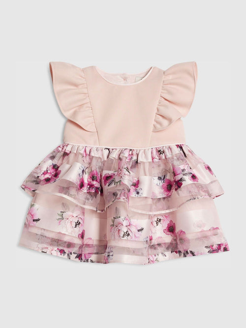 Dsiney Kidz - River Island Purple Floral Occasion Dress image 1