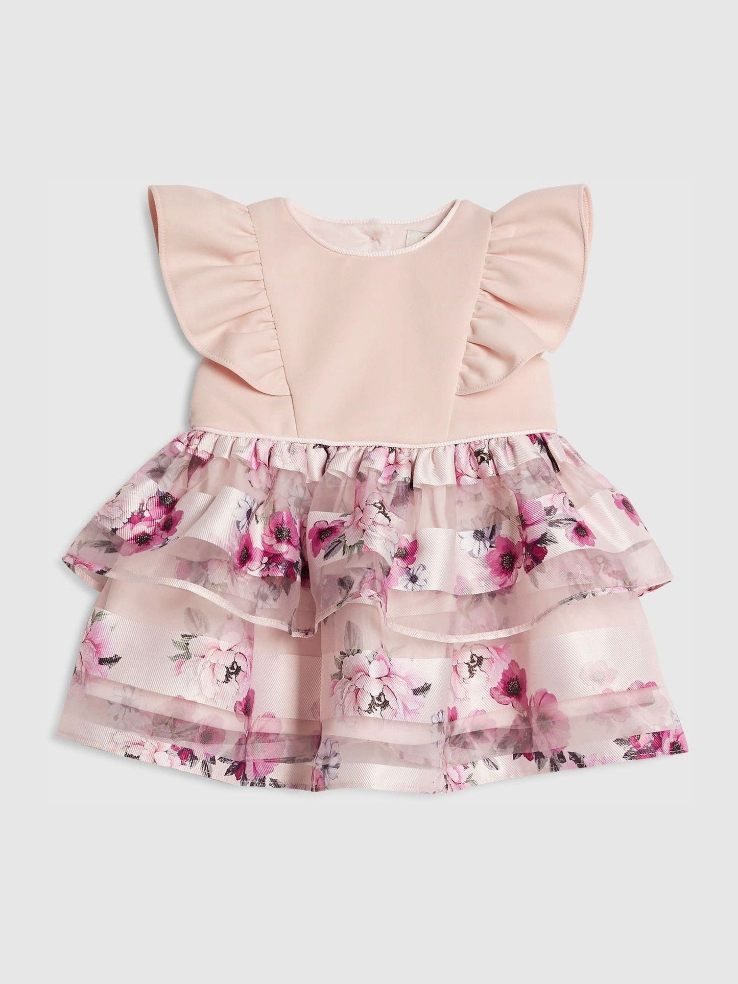 River Island Purple Floral Occasion Dress image 1