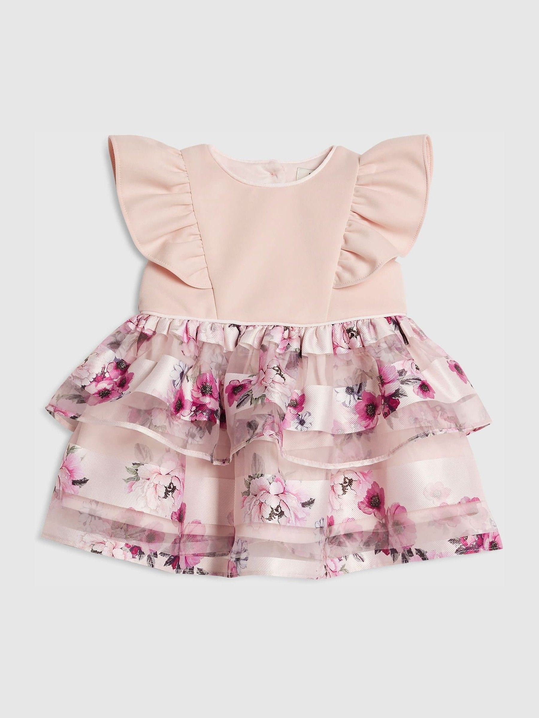 River Island Purple Floral Occasion Dress image 1