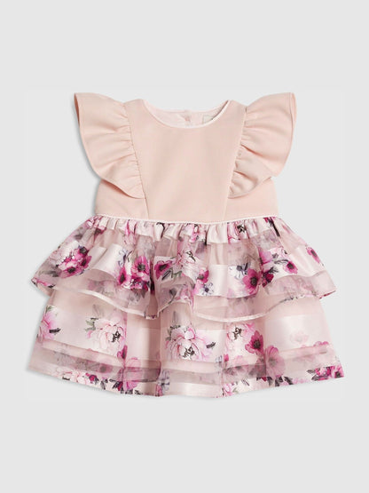 River Island Purple Floral Occasion Dress image 1