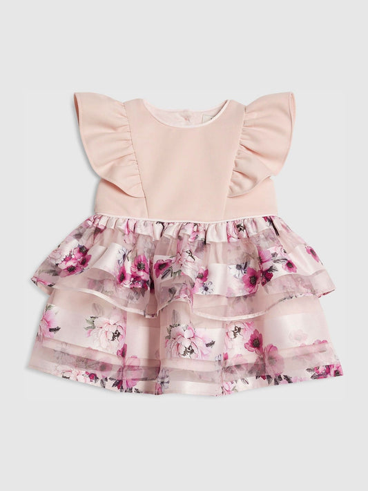 River Island Purple Floral Occasion Dress image 1